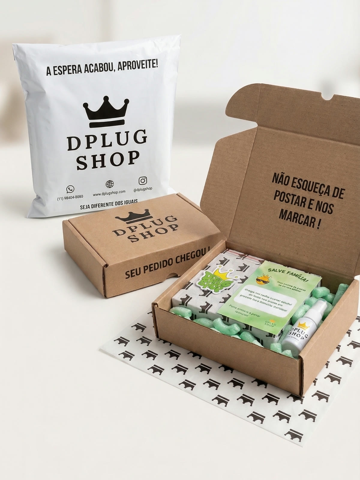 Embalagem DPLUG Shop